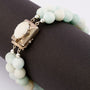 Larimar bracelet with silver clasp