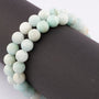Larimar bracelet with silver clasp