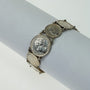 Silver bracelet with dimes
