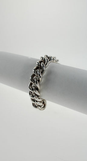 Silver solid bracelet