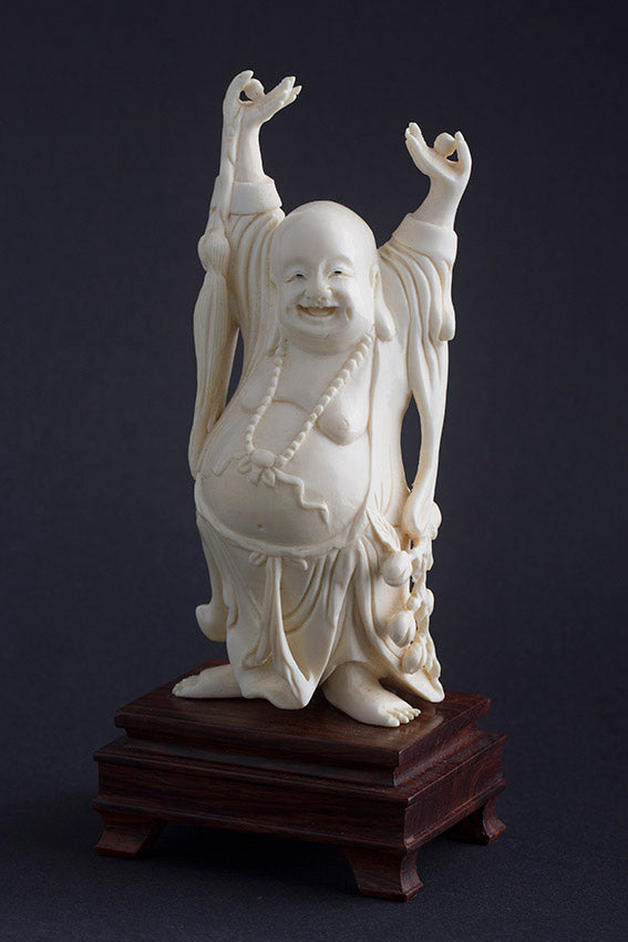 Ivory Happy Buddha
