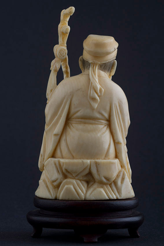 Seated Shou, Chinese star god
