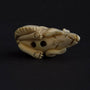 Antique ivory netsuké rat