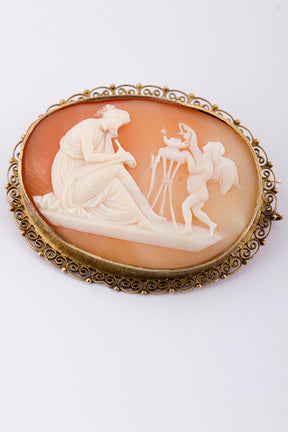 Antique shell cameo