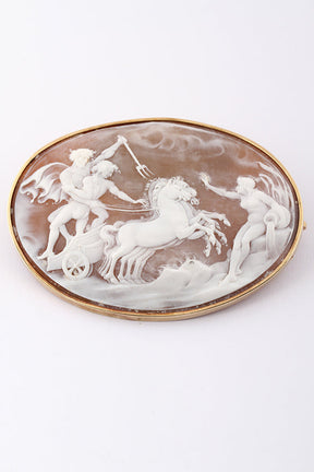 Old large shell cameo