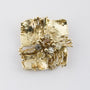 Gouden broche met diamanten