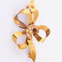 Antique 18 carat gold brooch with pearls