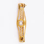 Antique 14 carat gold brooch with pearl.