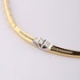 18 carat gold necklace with brilliant