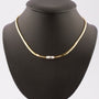 18 carat gold necklace with brilliant