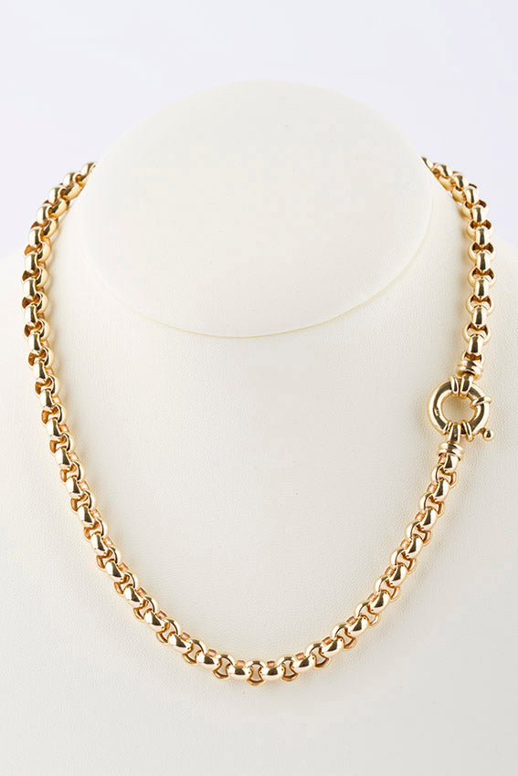Gouden jasseron collier
