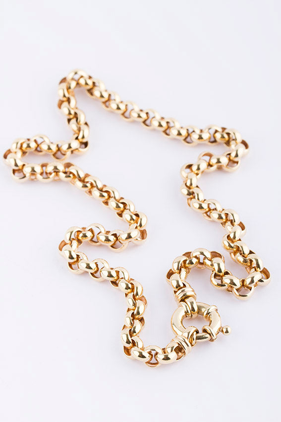 Gouden jasseron collier