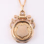 Rosé gouden medaillon hanger