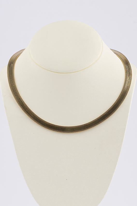 14 krt. gouden schakel collier
