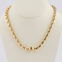 Gold link necklace
