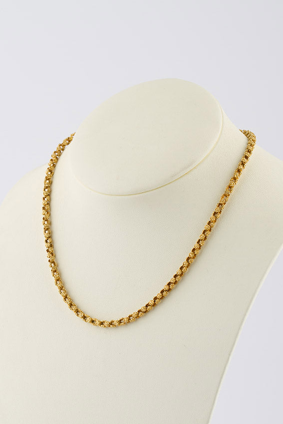 Gouden schakel collier