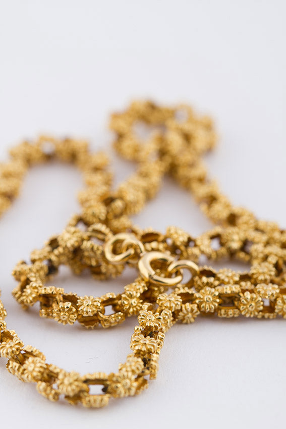 Gouden schakel collier