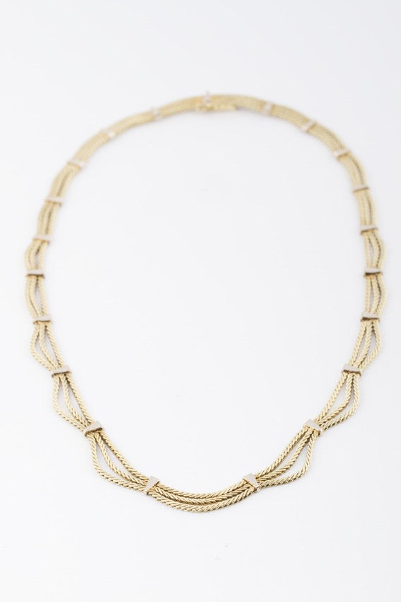 Gouden fantasie collier