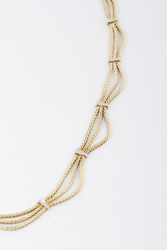 Gouden fantasie collier