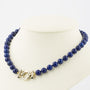 Lapis Lazuli collier aan gouden sluiting