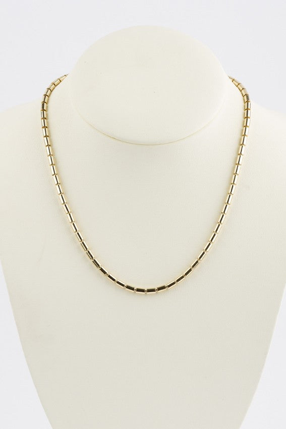 Gouden schakel collier