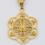 22 carat gold filigree pendant