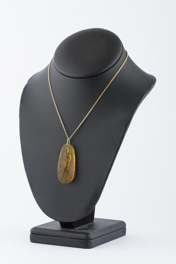 Kwan yin barnsteen hanger