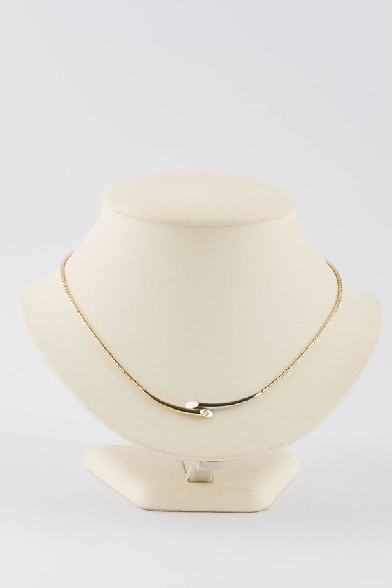 Wit/geel gouden Le Chic collier
