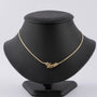 Gouden collier met 12 briljanten