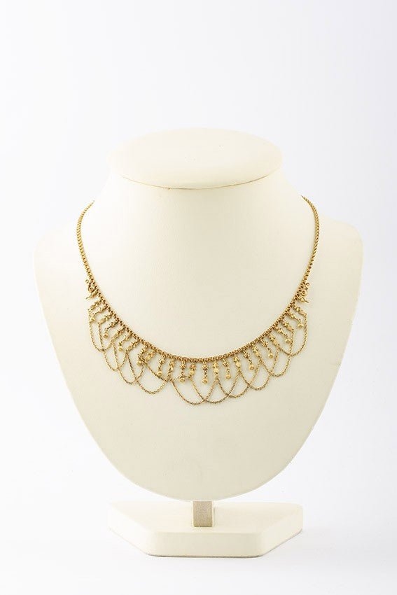 Antiek gouden Bismarck collier