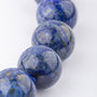 Lapis Lazuli bead necklace with gold clasp