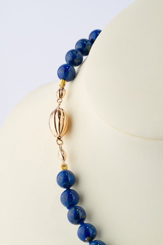 Lapis Lazuli necklace with antique clasp