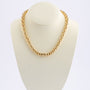 Gold link necklace