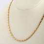 Gold tri-color gold necklace