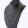 14 krt. gouden jasseron collier.