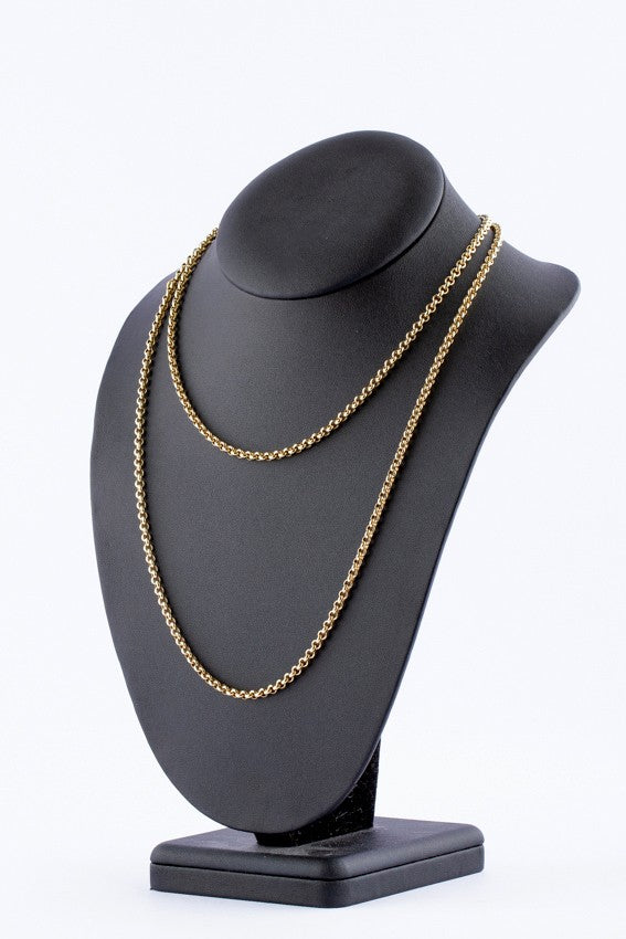 14 krt. gouden jasseron collier.