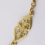 Antiek gouden schakel collier