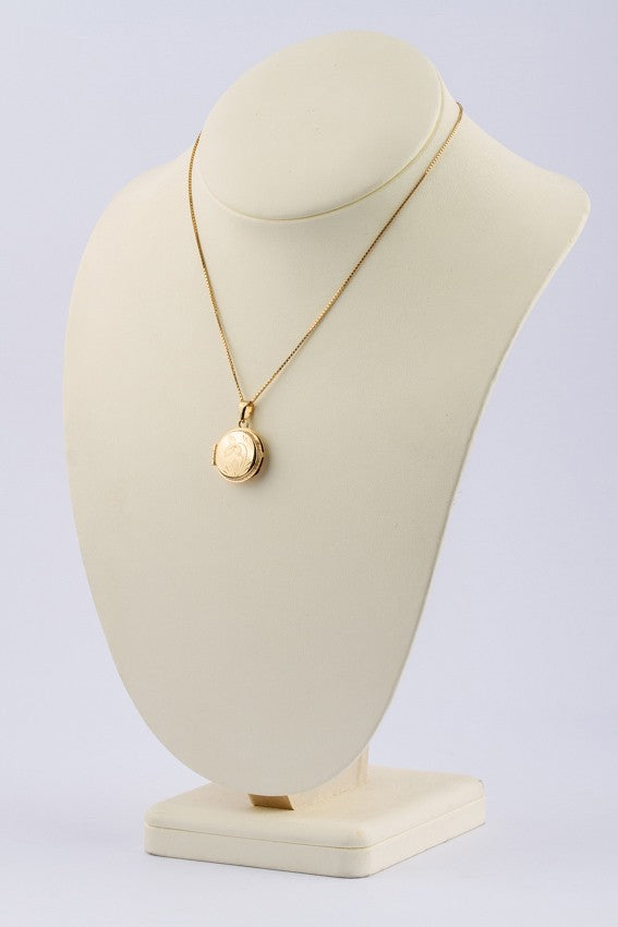 Gouden gegraveerd medaillon