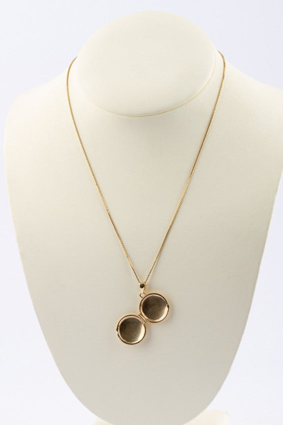 Gouden gegraveerd medaillon