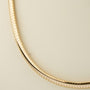 Gold Omega necklace