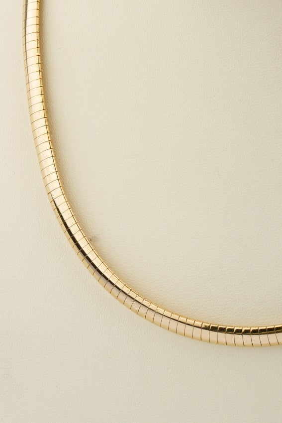 Gold Omega necklace