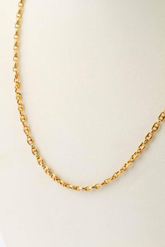Gouden koffie boontjes collier