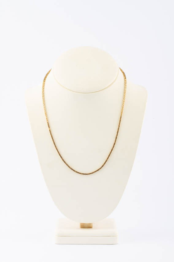 14 krt. gouden koningsschakel collier