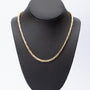 White/yellow gold link necklace