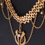 Antiek gouden collier met parels