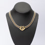 Chopard stijl happy diamonds collier (imitatie), goud en wit metaal