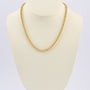 Gold jasseron necklace