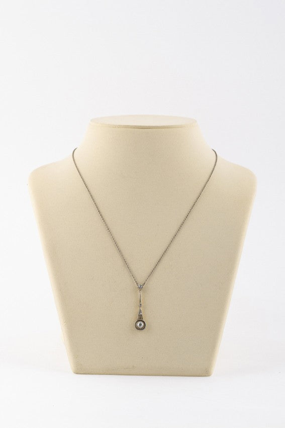 Gouden art nouveau hanger