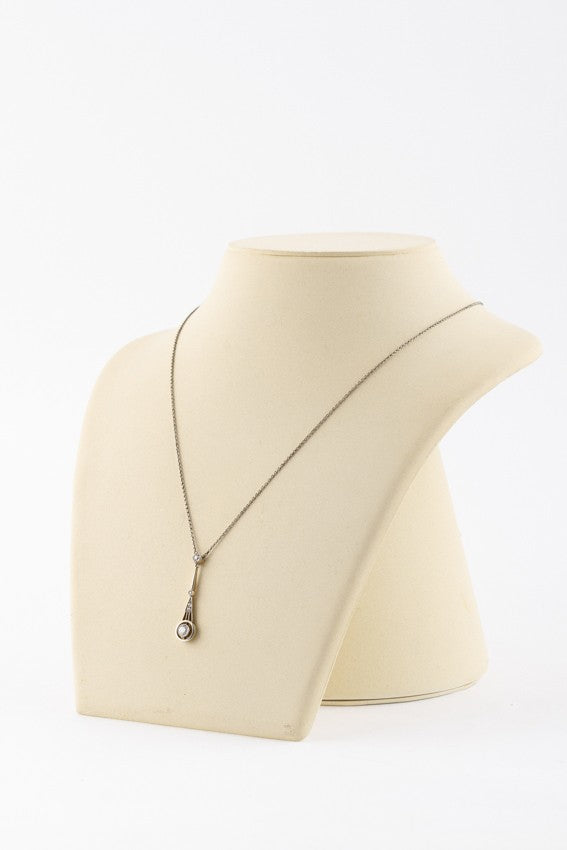 Gouden art nouveau hanger