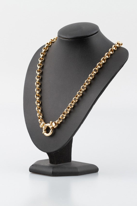 Gouden jasseron collier